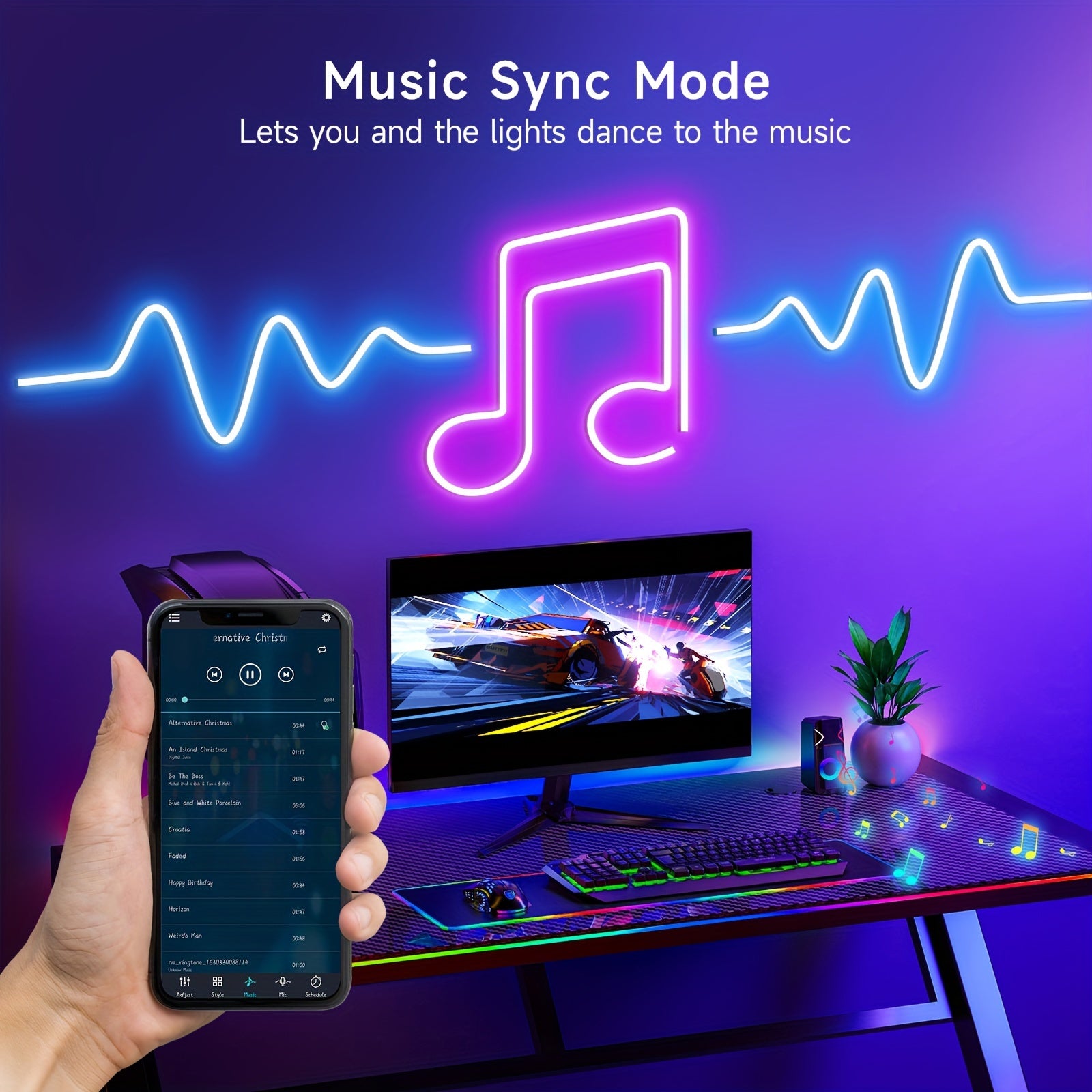 LED Neon Rope Lights 16.4ft RGB LED Rope Lights with Remote APP Control Waterproof Flexible Neon Strip Lights RGB Rope Lights for Bedroom Room Outdoors Decoration, Home Decor, Outdoor Lights, Vibrant Illumination, Modern Decor, Highquality Leds, Energyefficient Lighting, Smart Lighting, Home Decorators, Event Planners