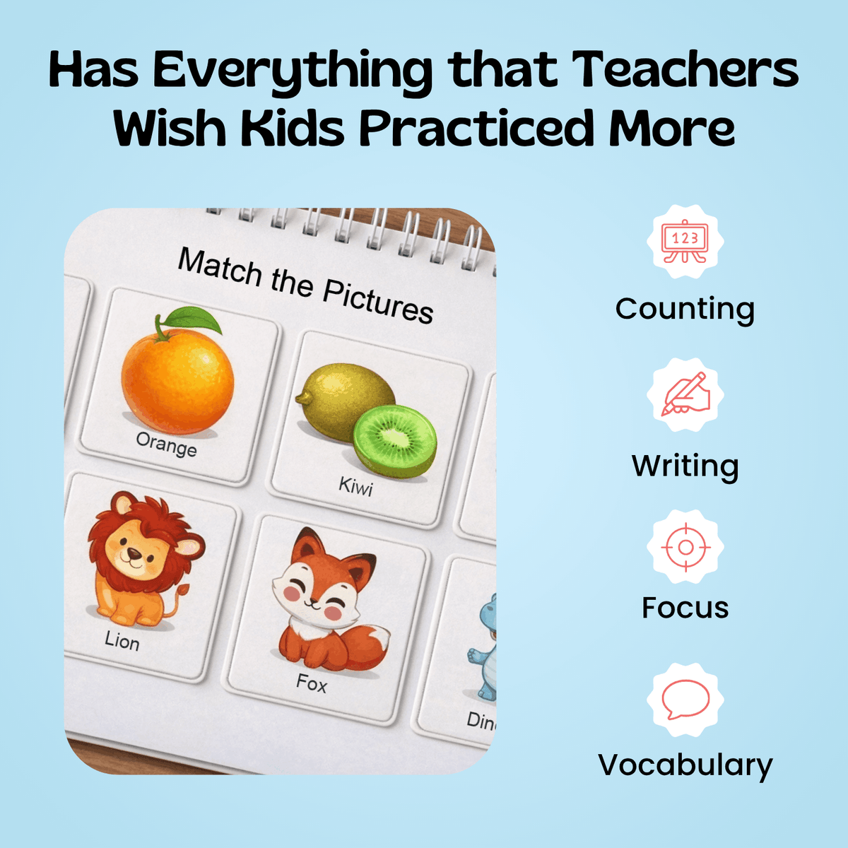 TibaToes™ Montessori Preschool Busy Book