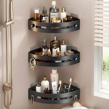 No-Drill Triangle Shower Caddy