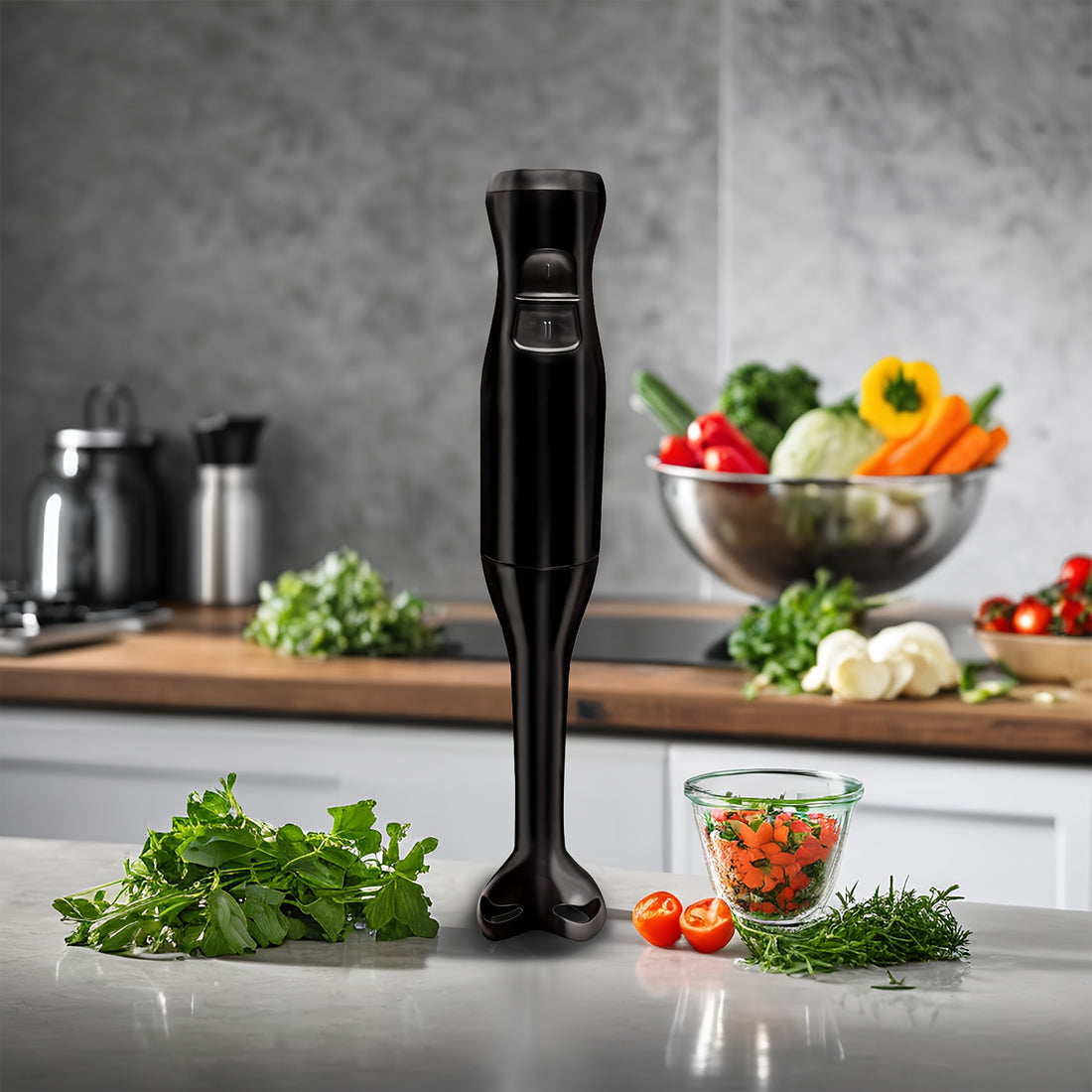 WANVOAPLS 2-Speed Handheld Immersion Blender