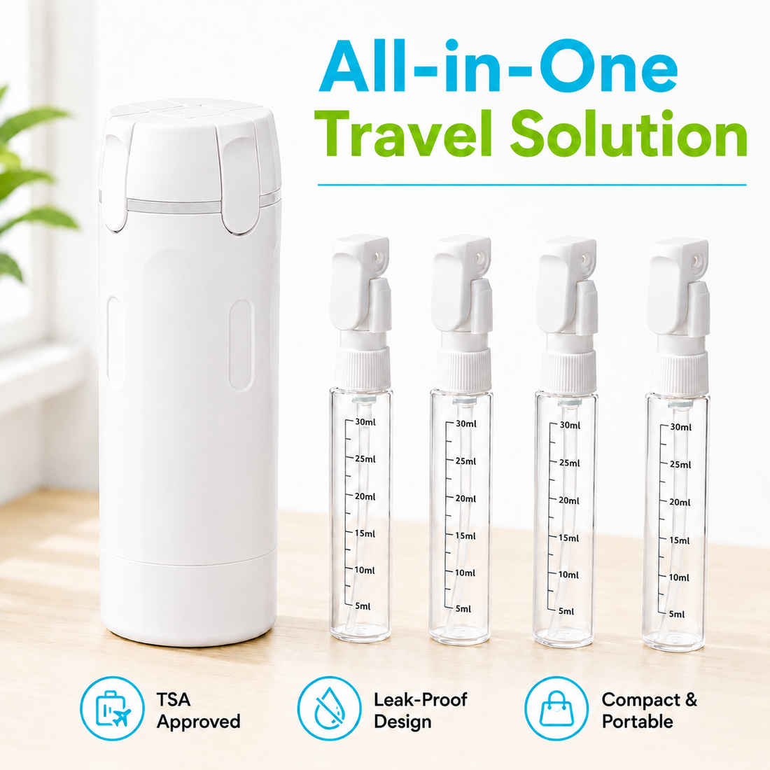 Packsy 4-in-1 Travel Dispenser