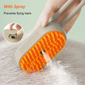 Cat Steam Brush Steamy Dog Brush 3 in 1 Electric Spray Cat Hair Brushes USB Rechargeable Dog Grooming Massage Comb for Pet Hairs