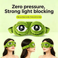Fashion Cartoon Sleep Eye Mask Comfort Plush Blackout Eye Cover Office Lunch Break Nap Mask