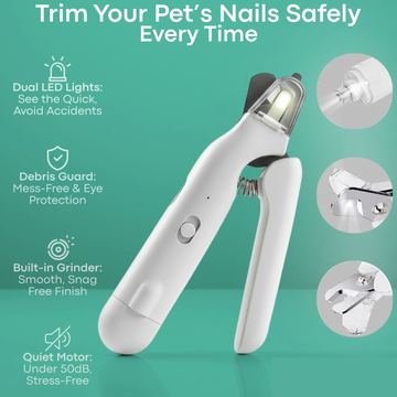 Pet Nail Trimmer™ - Rechargeable 2-in-1
